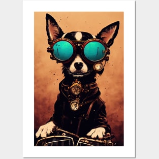 Vintage chihuahua portrait Posters and Art